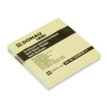 ΧΑΡΤΑΚΙΑ ΣΗΜΕΙΩΣΕΩΝ ΚΙΤΡΙΝΟ ΑΥΤΟΚΟΛΛΗΤΑ ECO 76mmx76mm 100Φ DONAU