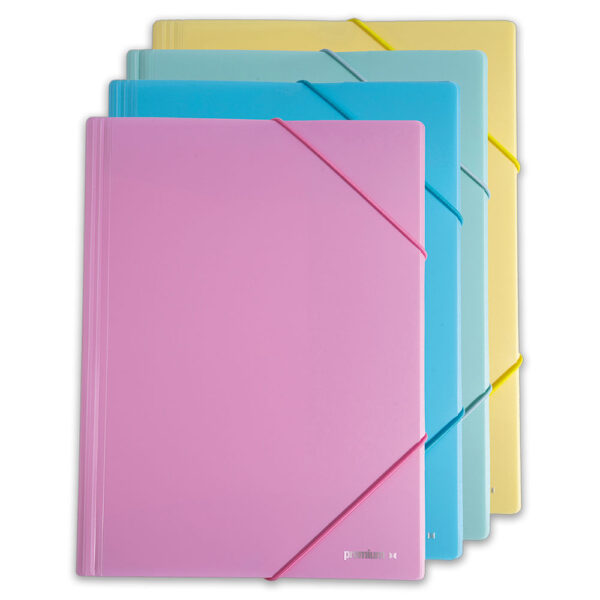 ΦΑΚΕΛΟΣ ΠΛΑΣΤΙΚΟΣ ΜΕ ΕΛΑΣΜΑ ΚΑΙ ΑΥΤΙΑ ΠΑΣΤΕΛ A4 A&G PAPER