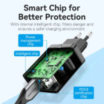 ΦΟΡΤΙΣΤΗΣ USB-A ΜΕ 2 ΘΥΡΕΣ 18W ΜΑΥΡΟ FBAB0-EU VENTION