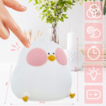 ΦΩΤΙΣΤΙΚΟ LED ΠΑΙΔΙΚΟ ΔΙΑΚΟΣΜΗΤΙΚΟ MULTICOLOR ΜΕ ΜΠΑΤΑΡΙΑ ΚΑΙ ΚΑΛΩΔΙΟ USB HUNGRY CHICKEN FNL-10 FOREVER LIGHT