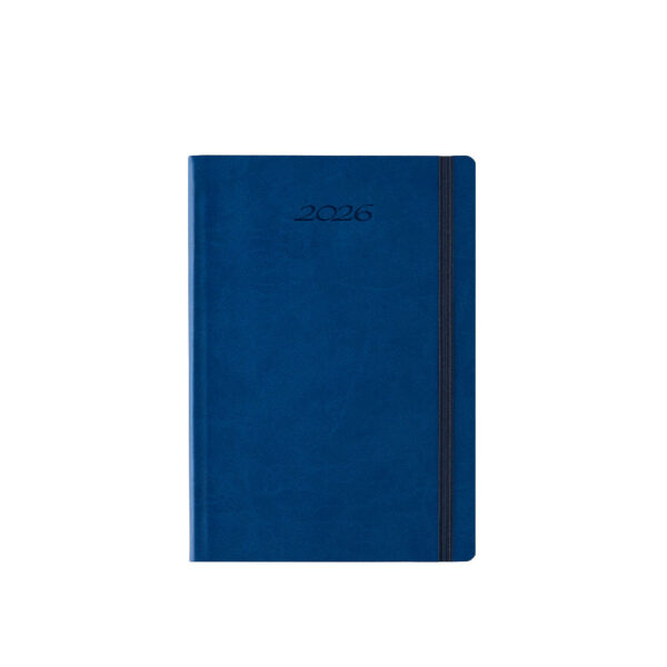 ΗΜΕΡΟΛΟΓΙΟ ΗΜΕΡΗΣΙΟ ΜΕ ΕΥΚΑΜΠΤΟ ΕΞΩΦΥΛΛΟ ΔΕΡΜΑΤΙΝΗ ΚΑΙ ΛΑΣΤΙΧΟ KOLORO 14x21 2026 ΛΙΝΑΡΔΑΤΟΣ