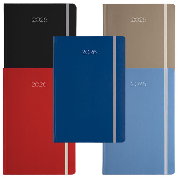 ΗΜΕΡΟΛΟΓΙΟ ΗΜΕΡΗΣΙΟ ΜΕ ΗΜΙΕΥΚΑΜΠΤΟ ΕΞΩΦΥΛΛΟ ΔΕΡΜΑΤΙΝΗ ΚΑΙ ΛΑΣΤΙΧΟ MARON 17x24 2026 ΛΙΝΑΡΔΑΤΟΣ