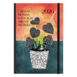 ΗΜΕΡΟΛΟΓΙΟ ΗΜΕΡΗΣΙΟ ΣΚΛΗΡΟ ΕΞΩΦΥΛΛΟ ΜΕ ΣΧΕΔΙΟ ΚΑΙ ΛΑΣΤΙΧΟ 2025 CATS 10X14 ΛΙΝΑΡΔΑΤΟΣ