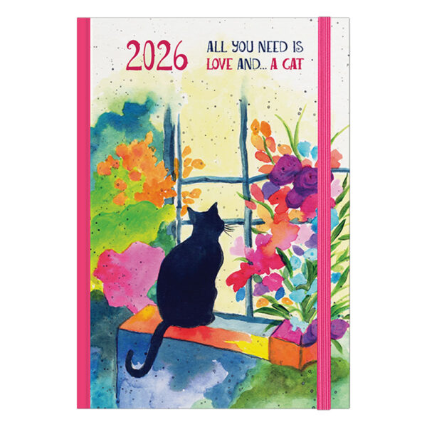 ΗΜΕΡΟΛΟΓΙΟ ΗΜΕΡΗΣΙΟ ΣΚΛΗΡΟ ΕΞΩΦΥΛΛΟ ΜΕ ΣΧΕΔΙΟ ΚΑΙ ΛΑΣΤΙΧΟ 2026 CATS 14X21 ΛΙΝΑΡΔΑΤΟΣ