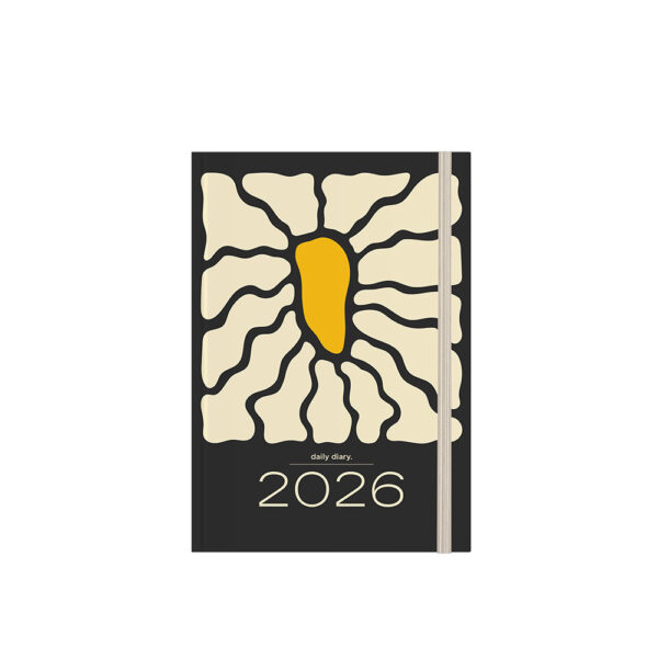 ΗΜΕΡΟΛΟΓΙΟ ΗΜΕΡΗΣΙΟ ΣΚΛΗΡΟ ΕΞΩΦΥΛΛΟ ΜΕ ΣΧΕΔΙΟ ΚΑΙ ΛΑΣΤΙΧΟ 2026 FLORO 10X14 ΛΙΝΑΡΔΑΤΟΣ