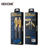 ΚΑΛΩΔΙΟ ΦΟΡΤΙΣΗΣ ΚΑΙ ΜΕΤΑΦΟΡΑΣ ΔΕΔΟΜΕΝΩΝ MECHA SERIES 4-IN-1 PD 65W WDC-25 WEKOME