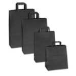 ΣΑΚΟΥΛΑ ΜΕ ΠΛΑΚΕ ΧΕΡΟΥΛΙ ΧΑΡΤΙΝΗ ΜΑΥΡΟ 18x24x8