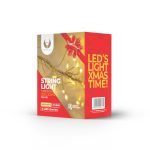 ΧΡΙΣΤΟΥΓΕΝΝΙΑΤΙΚΑ ΛΑΜΠΑΚΙΑ 480LED 3m GOLDEN STRING ΛΕΥΚΟ ΘΕΡΜΟ ΦΩΣ FOREVER LIGHT