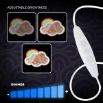 ΚΑΘΡΕΠΤΗΣ ΜΕ ΦΩΤΙΣΤΙΚΟ LED NEON ΚΑΛΩΔΙΟ USB MIRROR CLOUD FMNE05 FOREVER LIGHT
