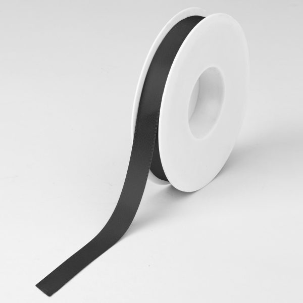 ΚΟΡΔΕΛΑ ΣΑΤΕΝ ΜΟΝΗΣ ΟΨΗΣ ΜΑΥΡΟ 19mmX50m ΝΑΚΟΣ