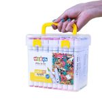 ΜΑΡΚΑΔΟΡΟΙ ΖΩΓΡΑΦΙΚΗΣ ΕΙΚΟΝΟΓΡΑΦΗΣΗΣ ΠΑΙΔΙΚΟΙ ΝΕΡΟΥ ΔΙΠΛΗΣ ΜΥΤΗΣ BROAD & BRUSH ΣΕΤ 24 ΧΡΩΜΑΤΩΝ APMV8033 M&G STATIONERY - Image 9