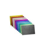 ΜΠΛΟΚ ΚΟΛΑΖ GLITTER Α4 21x29,7cm 230GR ΠΑΚΕΤΟ 10 ΑΣΟΡΤΙ ΧΡΩΜΑΤΩΝ THE LITTLIES - Image 2