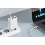 ΦΟΡΤΙΣΤΗΣ GaN 45W PD QUICK CHARGE 2xUSB-C 2xUSB-A ΛΕΥΚΟ CE22 XO - Image 5
