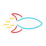 ΦΩΤΙΣΤΙΚΟ LED ΠΑΙΔΙΚΟ ΔΙΑΚΟΣΜΗΤΙΚΟ ΜΕ ΚΑΛΩΔΙΟ USB LED ROCKET NEOLIA NNE18 FOREVER LIGHT