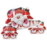 ΓΥΑΛΙΑ ΧΡΙΣΤΟΥΓΕΝΝΙΑΤΙΚΑ ΜΕ ΦΙΓΟΥΡΕΣ ΧΕΡΙΑ 16x14cm XMASFEST - Image 3