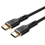 ΚΑΛΩΔΙΟ ΦΟΡΤΙΣΗΣ ΚΑΙ ΜΕΤΑΦΟΡΑΣ ΔΕΔΟΜΕΝΩΝ PD 100WATT TYPE-C/TYPE-C 1,2m YQ02 ΜΑΥΡΟ WIWU - Image 4