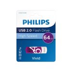 ΣΤΙΚΑΚΙ ΜΝΗΜΗΣ 64GB USB 2.0 VIVID PHILIPS