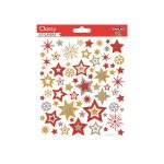 ΑΥΤΟΚΟΛΛΗΤΑ ΧΡΙΣΤΟΥΓΕΝΝΙΑΤΙΚΑ 15x17cm CLASSY STICKERS GLOBAL GIFT - Image 5