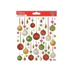 ΑΥΤΟΚΟΛΛΗΤΑ ΧΡΙΣΤΟΥΓΕΝΝΙΑΤΙΚΑ 15x17cm CLASSY STICKERS GLOBAL GIFT - Image 3