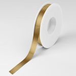 ΚΟΡΔΕΛΑ ΣΑΤΕΝ ΜΟΝΗ ΟΨΗΣ ΧΡΥΣΟ 6mmx50m ΝΑΚΟΣ