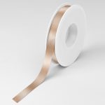 ΚΟΡΔΕΛΑ ΣΑΤΕΝ ΜΟΝΗ ΟΨΗΣ ΕΚΡΟΥ CREAM 6mmx50m ΝΑΚΟΣ