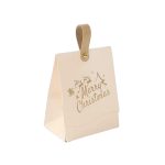 ΚΟΥΤΙ ΔΩΡΟΥ ΧΡΙΣΤΟΥΓΕΝΝΙΑΤΙΚΟ ΧΡΩΜΑΤΙΣΤΟ 10cmx6,7cmx13cm ΣΑΜΠΑΝΙ MERRY CHRISTMAS