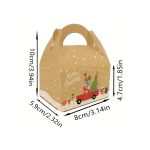 ΚΟΥΤΙ ΔΩΡΟΥ ΚΡΑΦΤ ΧΡΙΣΤΟΥΓΕΝΝΙΑΤΙΚΟ 8cmx5,9cmx10cm MERRY CHRISTMAS - Image 2