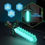 ΦΩΤΙΣΤΙΚΟ LED MINECRAFT 3D ΔΙΑΜΑΝΤΕΝΙΟ ΣΠΑΘΙ DIAMOND SWORD - PP12711MCF PALADONE - Image 5