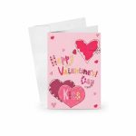 ΚΑΡΤΑ ΕΥΧΕΤΗΡΙΑ ΜΕ ΚΑΡΔΙΕΣ & ΜΗΝΥΜΑΤΑ ΑΓΑΠΗΣ 23,5x17CM ΜΕ ΦΑΚΕΛΟ CARNAVALISTA