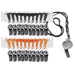 ΜΕΤΑΛΛΙΚΗ ΣΦΥΡΙΧΤΡΑ ΜΕ ΚΟΡΔΟΝΙ ΛΑΙΜΟΥ CARNAVALISTA - Image 2