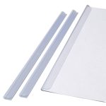 ΡΑΧΕΣ ΒΙΒΛΙΟΔΕΣΙΑΣ 6mm ΔΙΑΦΑΝΕΣ 100ΤΜΧ A4 VELOFLEX