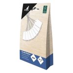 ΕΤΙΚΕΤΕΣ ΜΕ ΚΟΡΔΟΝΙ - ΛΕΥΚΑ ΚΡΕΜΑΣΤΑ ΚΑΡΤΕΛΑΚΙΑ 22x35mm (250ΤΜΧ) K-700104 KANGARO