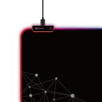 ΦΩΤΙΖΟΜΕΝΟ GAMING MOUSE PAD XXL RGB – 88x31cm – ΑΝΤΙΟΛΙΣΘΗΤΙΚΗ ΒΑΣΗ & ΥΦΑΣΜΑΤΙΝΗ ΕΠΙΦΑΝΕΙΑ MT-PD121 MEETION - Image 3
