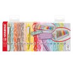 ΜΑΡΚΑΔΟΡΟΣ ΥΠΟΓΡΑΜΜΙΣΗΣ ΣΕΤ SWING COOL PASTEL & NATURE 18 ΤΕΜΑΧΙΩΝ – DESKSET STABILO