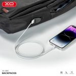 ΣΑΚΙΔΙΟ ΠΛΑΤΗΣ BACKPACK LAPTOP BACKPACK 15.6” - ΑΔΙΑΒΡΟΧΗ ΤΣΑΝΤΑ ΠΛΑΤΗΣ ΜΕ USB ΘΥΡΑ – BLACK CB02 XO - Image 4