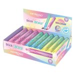 ΓΟΜΑ ΧΡΩΜΑΤΙΣΤΗ ΕΡΓΟΝΟΜΙΚΗ ΤΡΙΓΩΝΙΚΗ PVC FREE STICK ERASER IRIDESCENT - KR973403 KEYROAD - Image 2