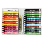 ΚΗΡΟΜΠΟΓΙΕΣ JUMBO WAX CRAYONS 24+1+1 ΧΡΩΜΑΤΑ - SUPER SMOOTH DOMS - Image 2