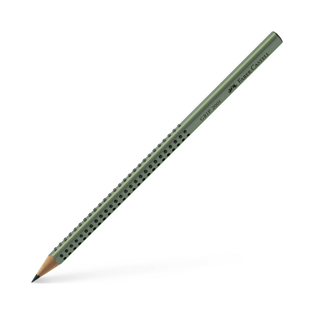 molyvi-hb-grip-2001-chroma-earth-green-117014-faber-castell ΜΟΛΥΒΙ HB GRIP 2001 – ΧΡΩΜΑ EARTH GREEN FABER-CASTELL - Image 1