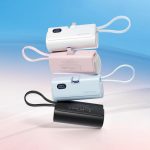 POWER BANK ΜΕ ΕΝΣΩΜΑΤΩΜΕΝΟ ΚΑΛΩΔΙΟ LIGHTNING & USB-C 22.5W ΣΙΕΛ/ΜΠΛΕ FOLDABLE 4800MAH BLUE - VENTION - Image 5