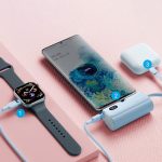 POWER BANK ΜΕ ΕΝΣΩΜΑΤΩΜΕΝΟ ΚΑΛΩΔΙΟ LIGHTNING & USB-C 22.5W ΣΙΕΛ/ΜΠΛΕ FOLDABLE 4800MAH BLUE - VENTION - Image 4