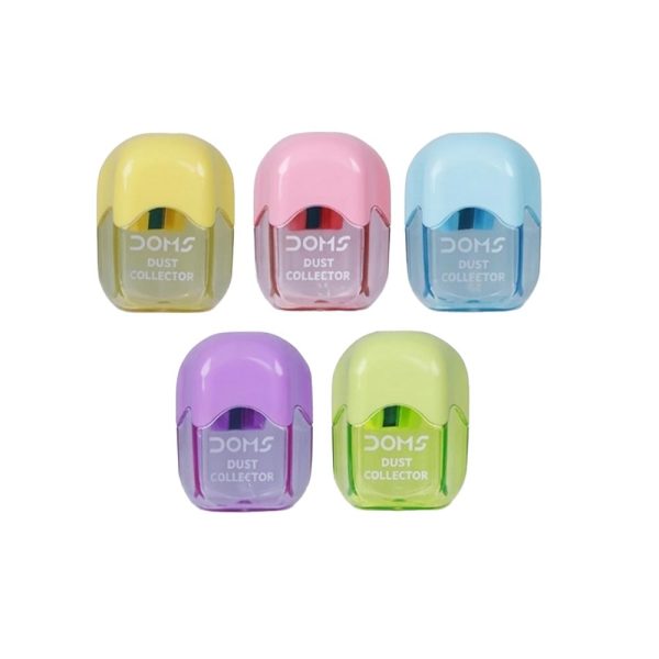 ΞΥΣΤΡΑ ΒΑΡΕΛΑΚΙ DUST COLLECTOR MULTICOLOURED - PENCIL SHARPENER DOMS
