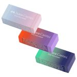 ΓΟΜΑ ΜΟΛΥΒΙΟΥ DUST FREE FLOW GRIP PASTEL BLUSHING SKY BUZZING BLUE PUNCHY MELON FABER CASTELL
