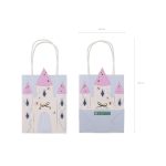 ΧΑΡΤΙΝΗ ΤΣΑΝΤΑ ΔΩΡΟΥ ΚΑΣΤΡΟ 14X8X20 CM (TNP37) PARTYDECO - Image 2