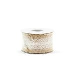 ΚΟΡΔΕΛΑ ΛΙΝΑΤΣΑ ΜΕ ΛΕΥΚΗ ΔΑΝΤΕΛΑ 5CM X 5M (TJ4-5) PARTYDECO