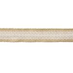ΚΟΡΔΕΛΑ ΛΙΝΑΤΣΑ ΜΕ ΛΕΥΚΗ ΔΑΝΤΕΛΑ 5CM X 5M (TJ4-5) PARTYDECO - Image 4