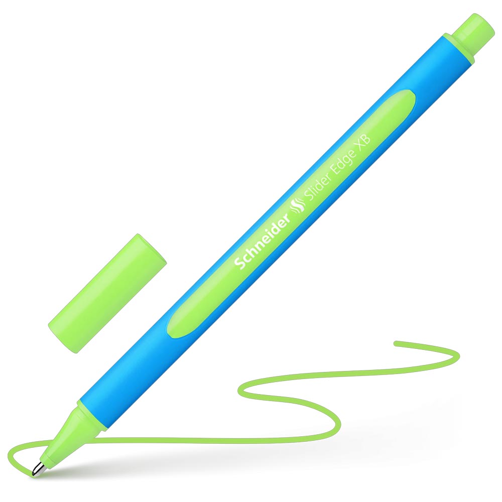 stylo-diarkeias-slider-edge-viscoglide-xb-anoichto-prasino-light-green-schneider ΣΤΥΛΟ ΔΙΑΡΚΕΙΑΣ SLIDER EDGE VISCOGLIDE XB ΑΝΟΙΧΤΟ ΠΡΑΣΙΝΟ LIGHT GREEN SCHNEIDER - Image 1