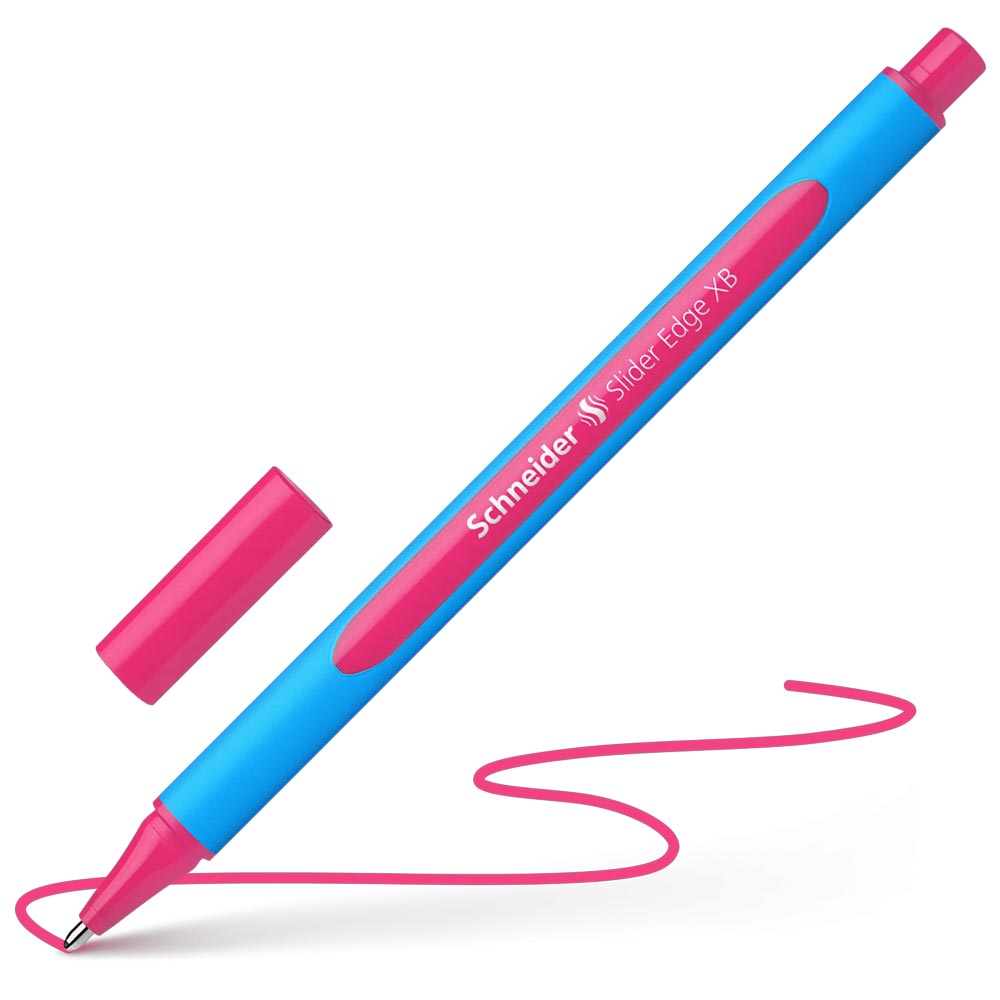 stylo-diarkeias-slider-edge-viscoglide-xb-fouxia-pink-schneider ΣΤΥΛΟ ΔΙΑΡΚΕΙΑΣ SLIDER EDGE VISCOGLIDE XB ΦΟΥΞΙΑ PINK SCHNEIDER - Image 1