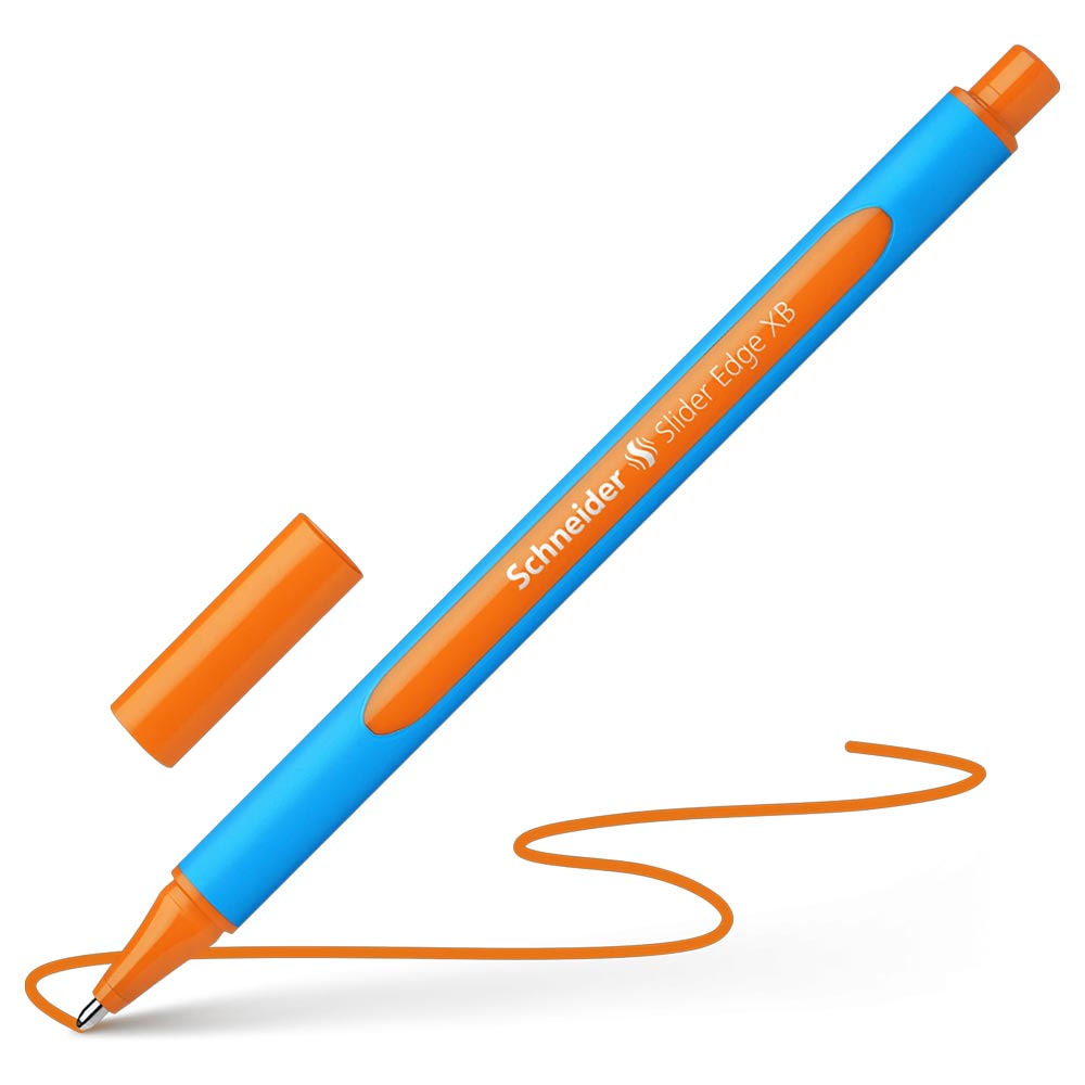 stylo-diarkeias-slider-edge-viscoglide-xb-portokali-schneider ΣΤΥΛΟ ΔΙΑΡΚΕΙΑΣ SLIDER EDGE VISCOGLIDE XB ΠΟΡΤΟΚΑΛΙ SCHNEIDER - Image 1
