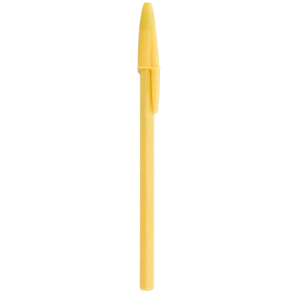 stylo-pastel-1-0mm-kitrino-cristal-bic ΣΤΥΛΟ PASTEL 1.0mm ΚΙΤΡΙΝΟ CRISTAL BIC - Image 1
