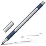 ΣΤΥΛΟ ROLLERBALL ΜΕ ΚΑΠΑΚΙ PAINT-IT 050 METALLIC 0.4 MM SILVER ΑΣΗΜΙ SCHNEIDER